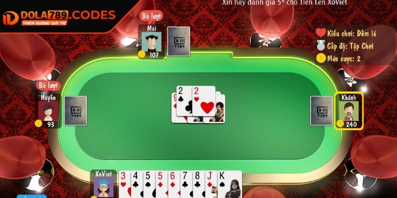 Hướng dẫn cách đánh bài tiến lên