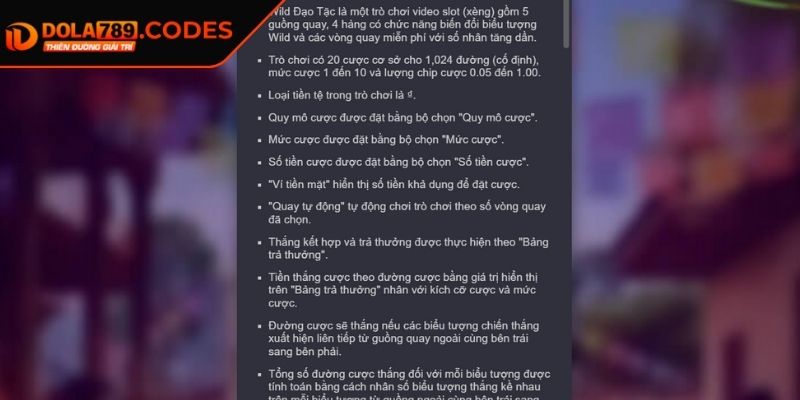 Wild Đạo Tặc DOLA789 - Săn Kho Báu Nhận Thưởng Đột Phá 1 Khám phá chi tiết về chủ đề wild đạo tặc Dola789